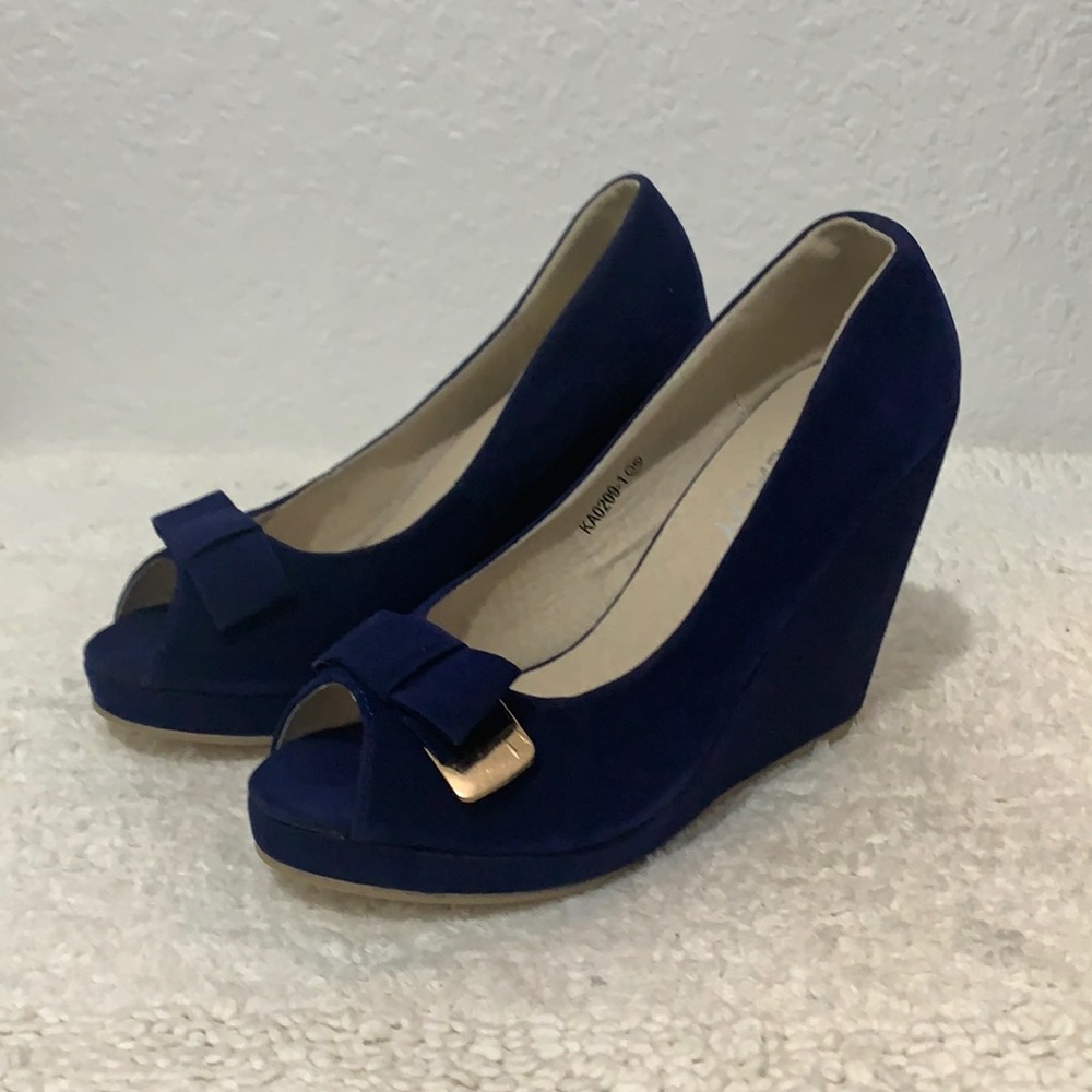 Blue Wedges